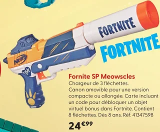 Blaster NERF Fortnite SP Meowscles