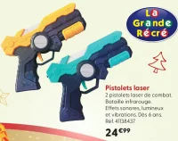 Pistolets laser de combat
