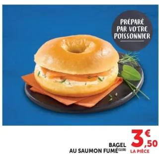 Bagel au saumon fumé