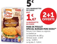 Pané de poulet Spécial Burger Père Dodu