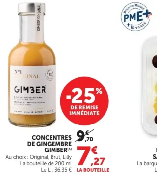 Concentré de gingembre Gimber