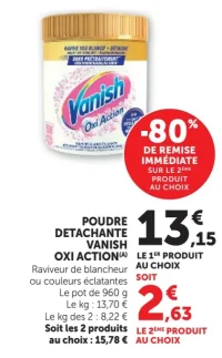POUDRE DETACHANTE VANISH OXI ACTION