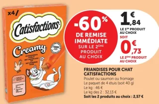 Friandises pour chat Catisfactions Creamy