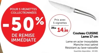 Couteau de cuisine Lame 17 cm Laguiole Heritage