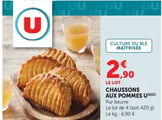 Chaussons aux pommes U