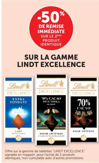Chocolats Lindt Excellence