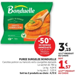 Purée surgelée Bonduelle