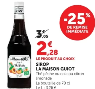 Sirop La Maison Guiot