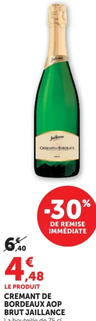 Crémant de Bordeaux AOP Brut Jaillance