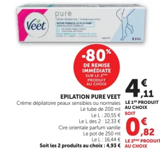 Épilation Pure Veet