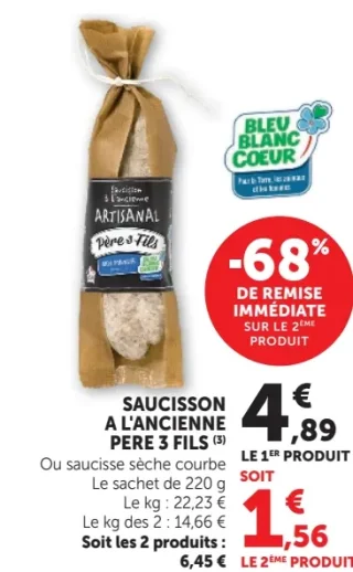Saucisson à l'ancienne Père 3 Fils