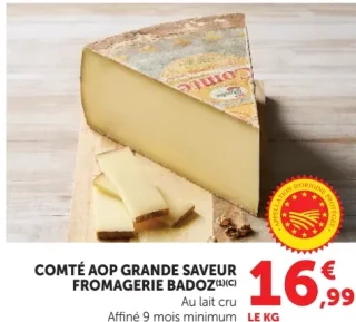 Comté AOP Grande Saveur Fromagerie Badoz