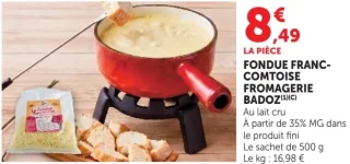 Fondue Franc-Comtoise Fromagerie Badoz