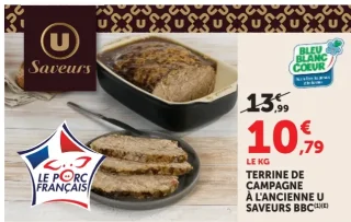 Terrine de campagne à l'ancienne U Saveurs BBC
