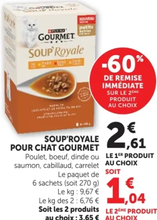 Soup'Royale pour chat Gourmet