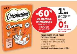 Friandises pour chat Catisfactions