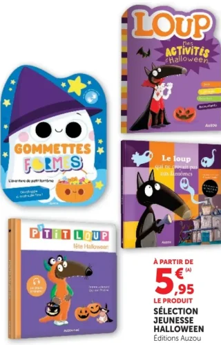 Sélection Jeunesse Halloween Éditions Auzou