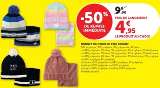 Bonnet ou tour de cou enfant U Collection