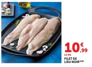 Filet de lieu noir
