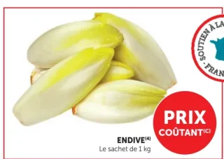 Endive Le sachet de 1 kg
