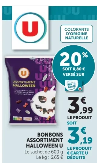 BONBONS ASSORTIMENT HALLOWEEN U