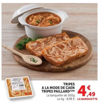 Tripes à la mode de Caen Tripes Paillard