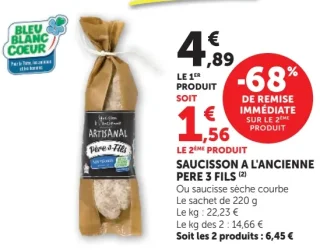 Saucisson à l'ancienne Père 3 Fils