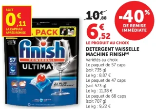 Detergent vaisselle machine Finish Ultimate Powerball
