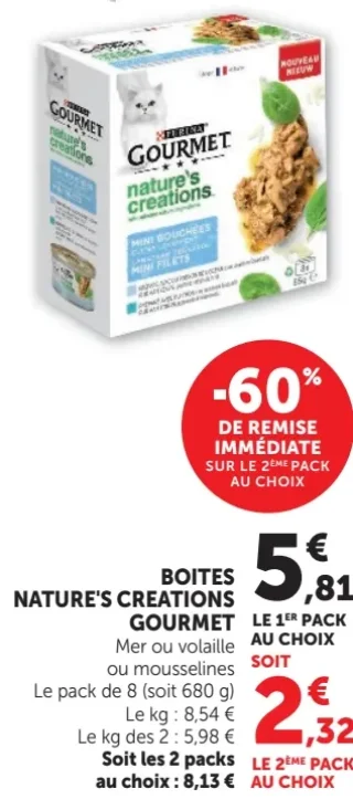 Boîtes Nature's Creations Gourmet