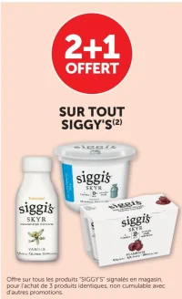 Produits laitiers et Skyr Siggi's