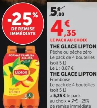 Thé glacé Lipton