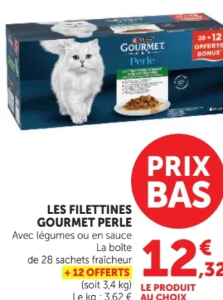 Les Filettines Gourmet Perle Purina