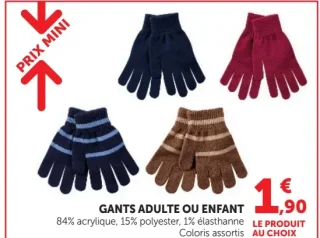Gants adulte ou enfant