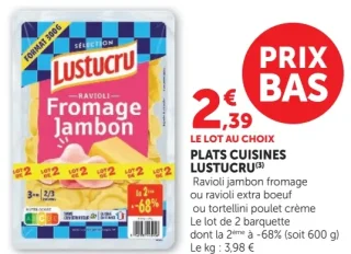 Plats cuisinés Lustucru