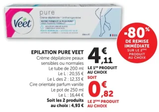 Épilation Pure Veet