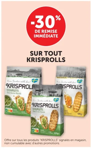 Pains grillés Krisprolls