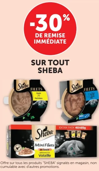 Gamme de nourriture pour chat Sheba