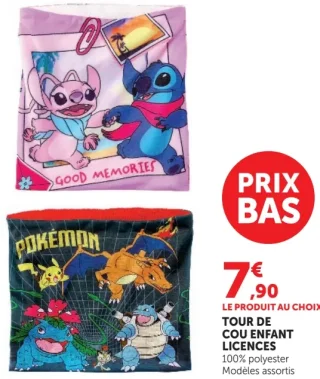 Tour de cou enfant Licences