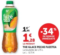 Thé glacé pêche Fuzetea