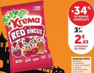 Bonbons Krema Red'dingue