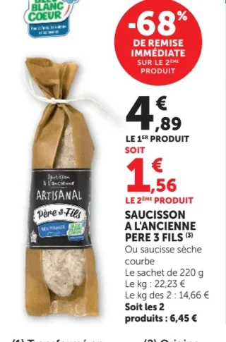 SAUCISSON A L'ANCIENNE PERE & FILS