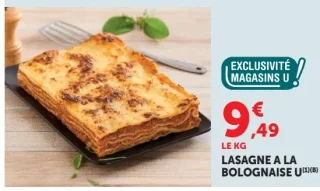 Lasagne à la Bolognaise U