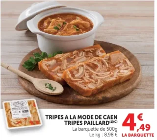 Tripes à la Mode de Caen Tripes Paillard