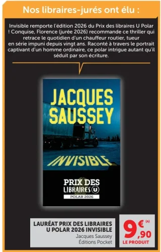 Livre Invisible - Jacques Saussey Éditions Pocket