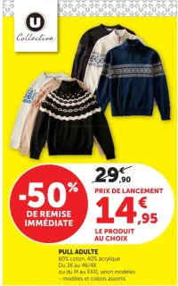 Pull adulte U Collection