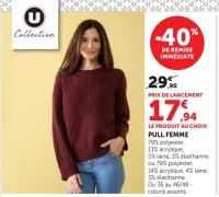 Pull femme