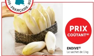 Endive Le sachet de 1 kg