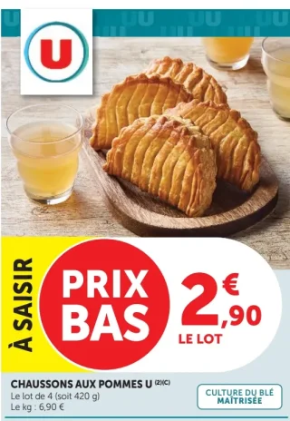 Chaussons aux pommes U