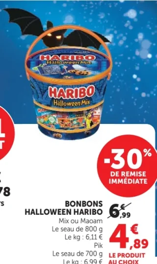 Bonbons Halloween Haribo