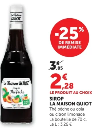 Sirop La Maison Guiot